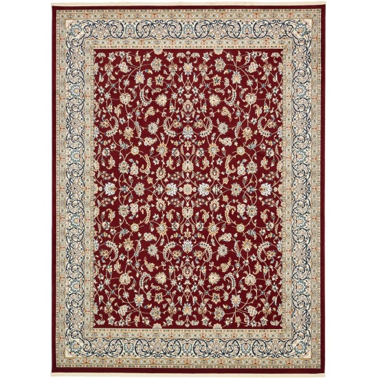 Rug Unique Loom Narenj Burgundy Rectangular 13' 0 x 19' 8