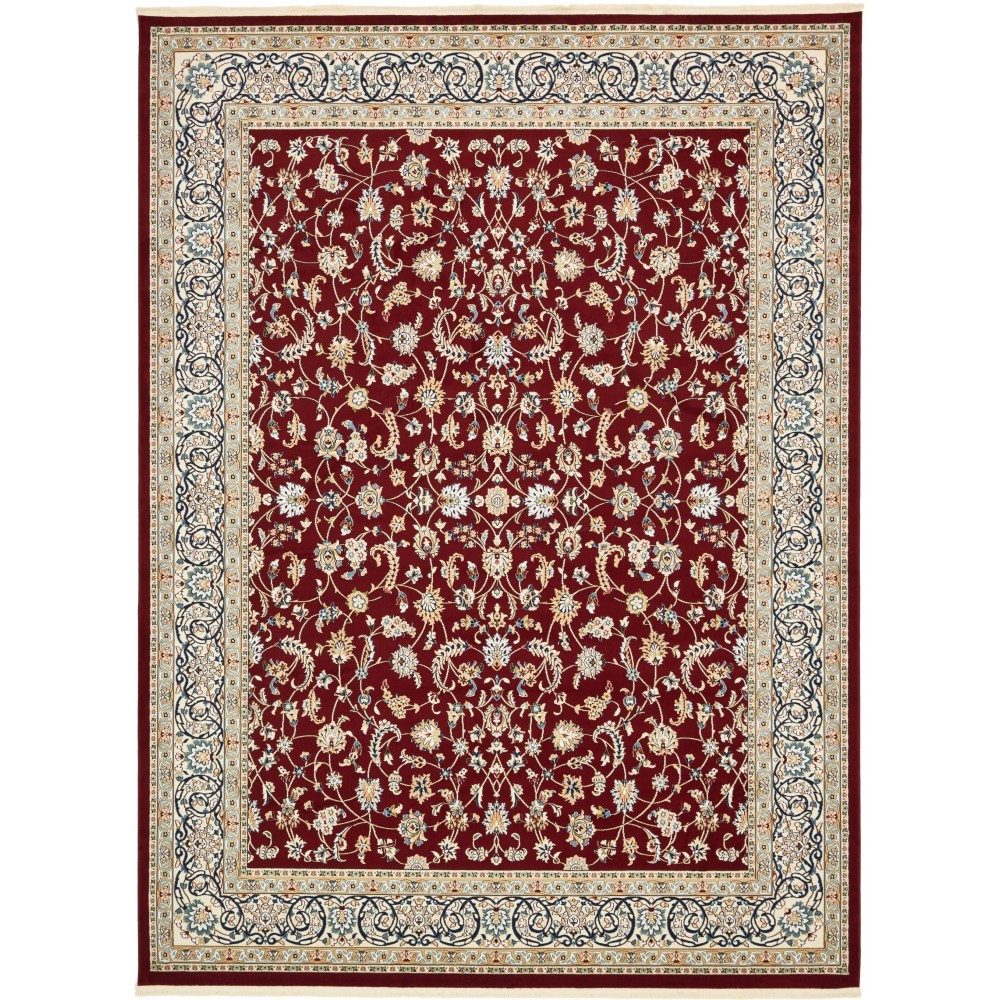 Rug Unique Loom Narenj Burgundy Rectangular 13' 0 x 19' 8 Rug Unique Loom Narenj Burgundy Rectangular 13' 0 x 19' 8
