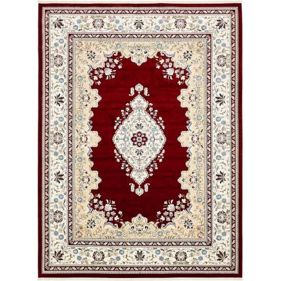 Rug Unique Loom Narenj Burgundy Rectangular 13' 0 x 19' 8