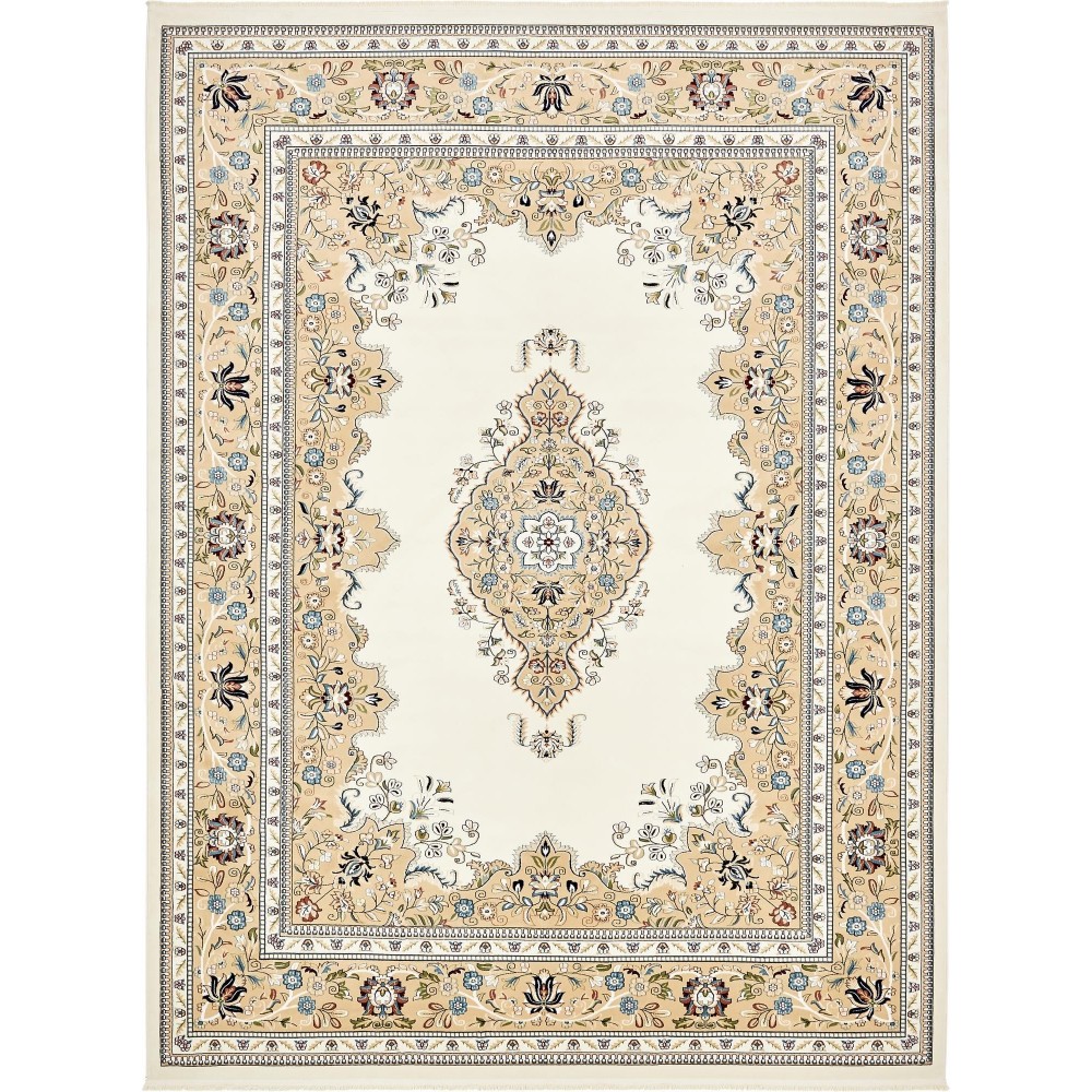 Rug Unique Loom Narenj Ivory Rectangular 13' 0 x 19' 8