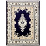 Rug Unique Loom Narenj Navy Blue Rectangular 13' 0 x 19' 8