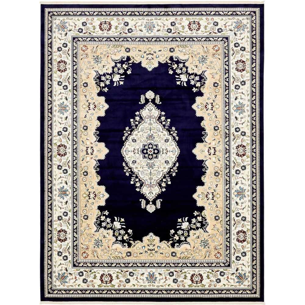 Rug Unique Loom Narenj Navy Blue Rectangular 13' 0 x 19' 8 Rug Unique Loom Narenj Navy Blue Rectangular 13' 0 x 19' 8