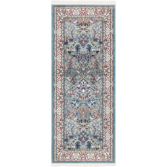 Rug Unique Loom Narenj Blue Runner 2' 6 x 6' 0