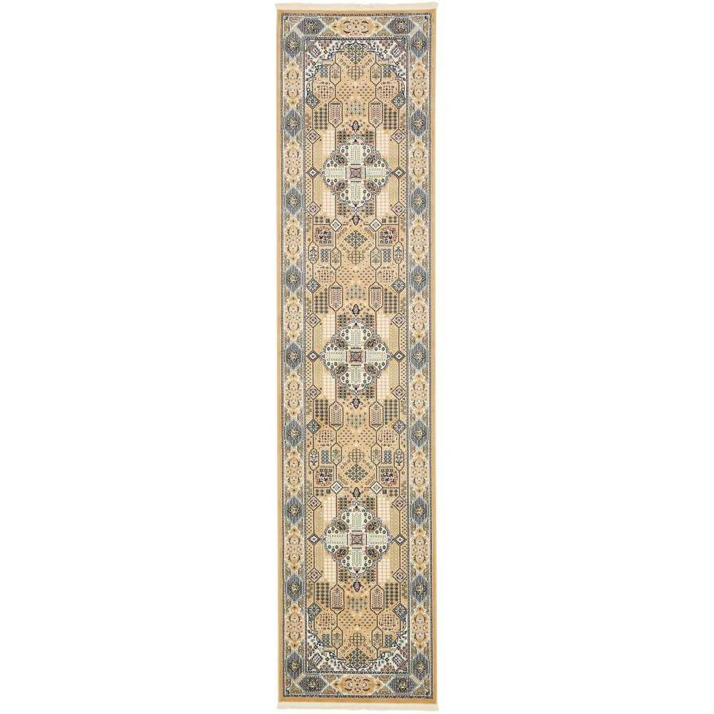 Rug Unique Loom Narenj Tan Runner 3' 0 x 13' 0 Rug Unique Loom Narenj Tan Runner 3' 0 x 13' 0