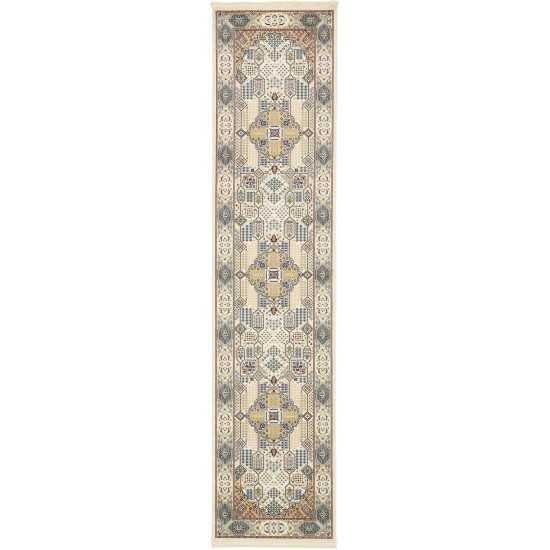 Rug Unique Loom Narenj Ivory Runner 3' 0 x 13' 0