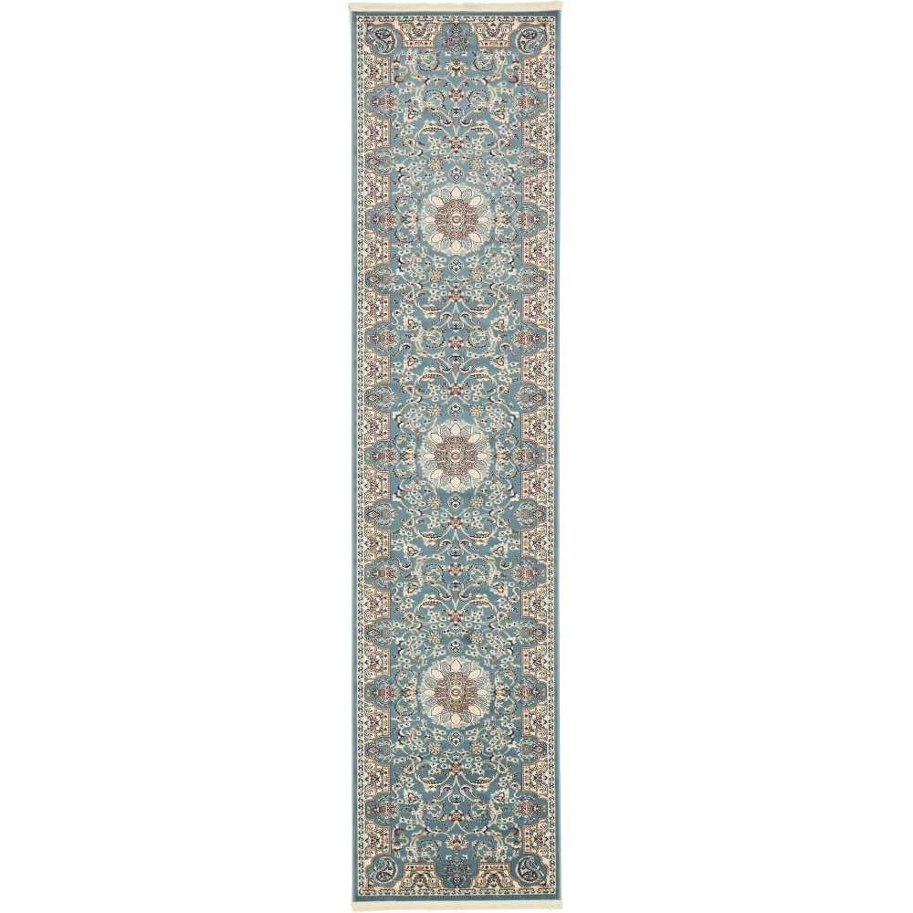 Rug Unique Loom Narenj Blue Runner 3' 0 x 13' 0