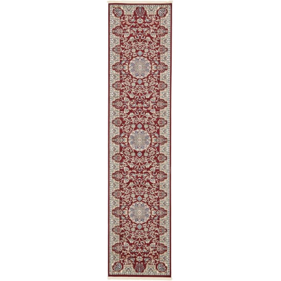 Rug Unique Loom Narenj Burgundy Runner 3' 0 x 13' 0