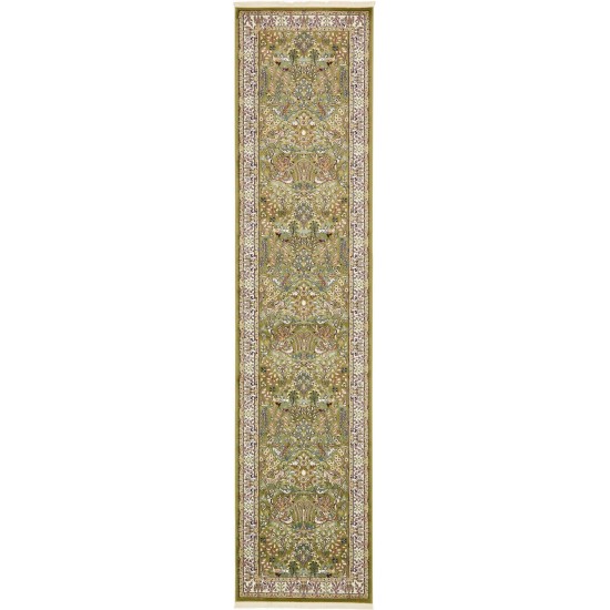 Rug Unique Loom Narenj Green Runner 3' 0 x 13' 0