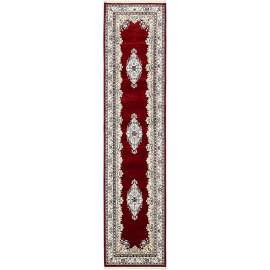 Rug Unique Loom Narenj Burgundy Runner 3' 0 x 13' 0