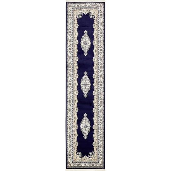 Rug Unique Loom Narenj Navy Blue Runner 3' 0 x 13' 0