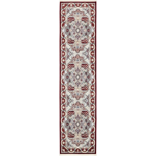 Rug Unique Loom Narenj Burgundy Runner 3' 0 x 13' 0