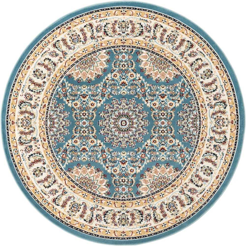Rug Unique Loom Narenj Blue Round 5' 0 x 5' 0 Rug Unique Loom Narenj Blue Round 5' 0 x 5' 0