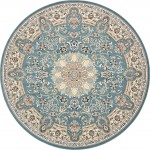Rug Unique Loom Narenj Blue Round 10' 0 x 10' 0