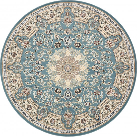 Rug Unique Loom Narenj Blue Round 10' 0 x 10' 0