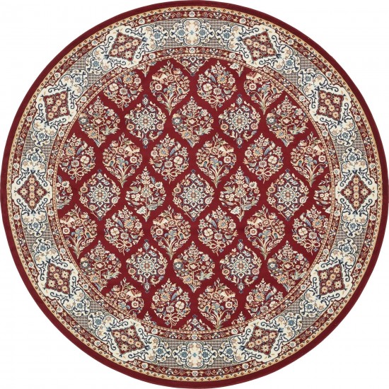 Rug Unique Loom Narenj Burgundy Round 10' 0 x 10' 0