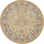 Rug Unique Loom Narenj Beige Round 10' 0 x 10' 0