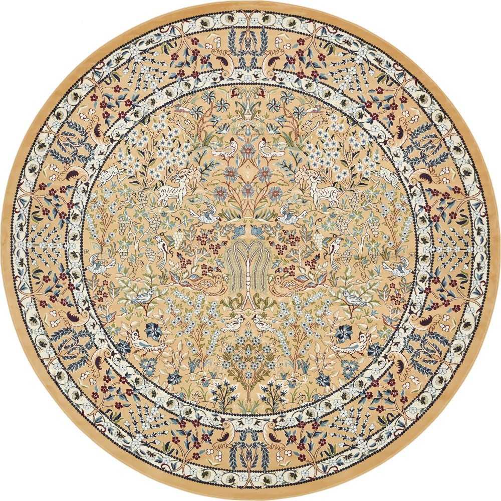 Rug Unique Loom Narenj Beige Round 10' 0 x 10' 0 Rug Unique Loom Narenj Beige Round 10' 0 x 10' 0