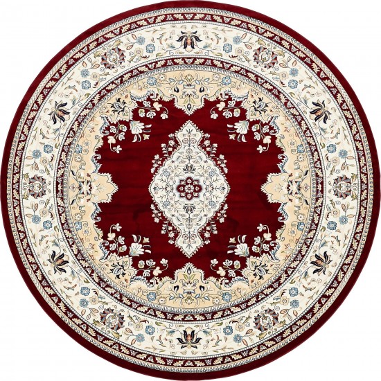 Rug Unique Loom Narenj Burgundy Round 10' 0 x 10' 0