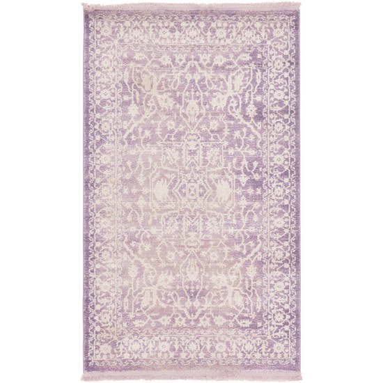 Rug Unique Loom New Classical Purple Rectangular 3' 3 x 5' 3