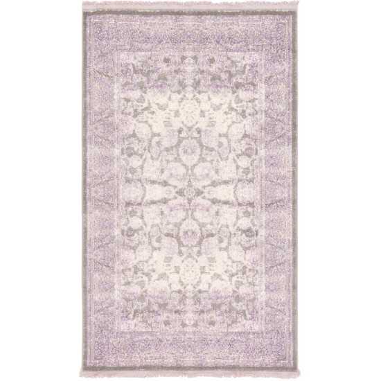 Rug Unique Loom New Classical Purple Rectangular 3' 3 x 5' 3