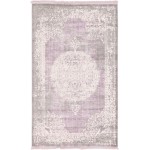 Rug Unique Loom New Classical Purple Rectangular 3' 3 x 5' 3