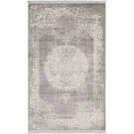 Rug Unique Loom New Classical Purple Rectangular 3' 3 x 5' 3