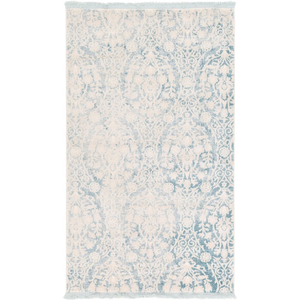 Rug Unique Loom New Classical Light Blue Rectangular 3' 3 x 5' 3