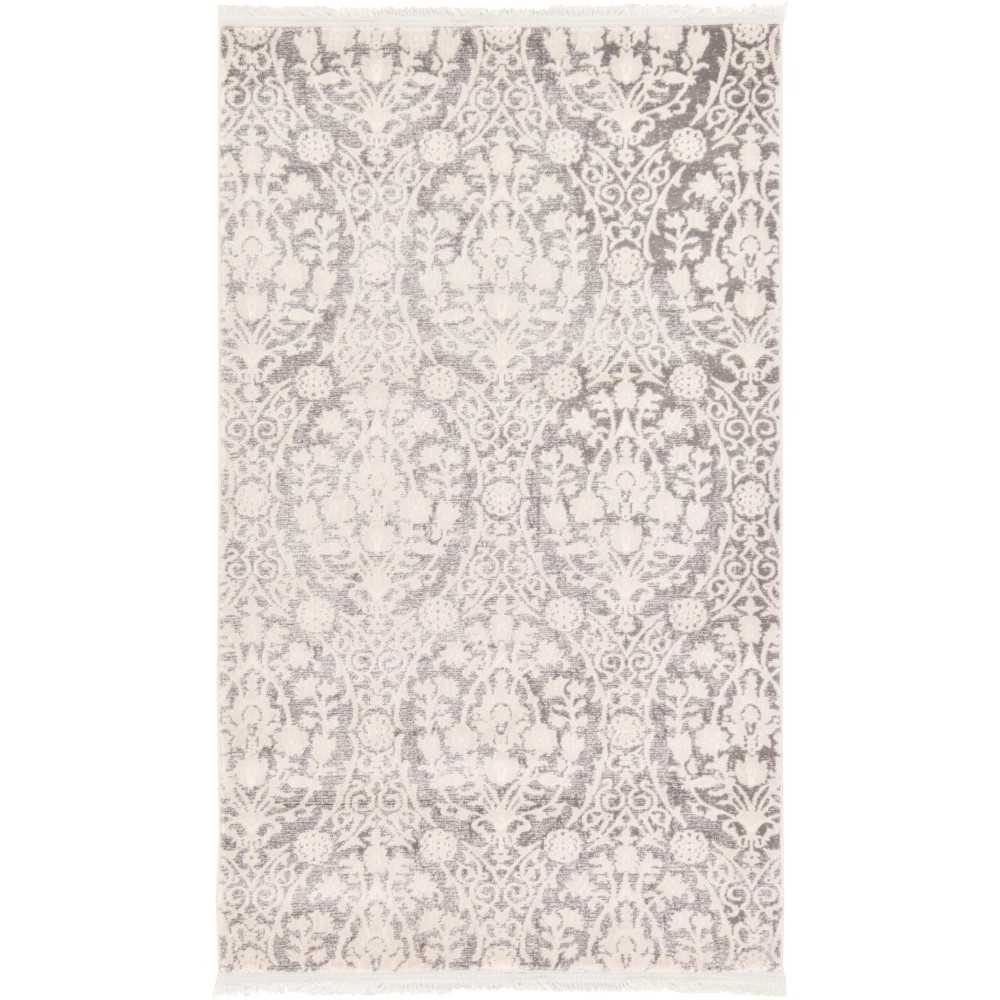 Rug Unique Loom New Classical Gray Rectangular 3' 3 x 5' 3 Rug Unique Loom New Classical Gray Rectangular 3' 3 x 5' 3