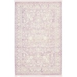 Rug Unique Loom New Classical Purple Rectangular 4' 0 x 6' 0