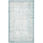 Rug Unique Loom New Classical Blue Rectangular 5' 0 x 8' 0