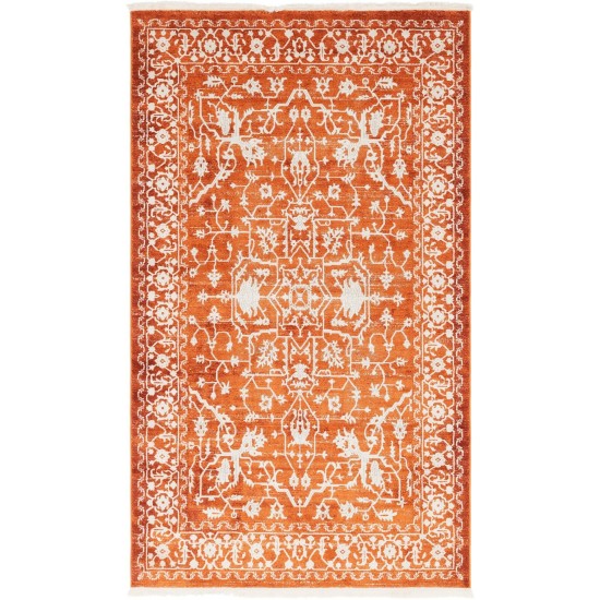 Rug Unique Loom New Classical Terracotta Rectangular 5' 0 x 8' 0