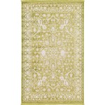Rug Unique Loom New Classical Light Green Rectangular 5' 0 x 8' 0