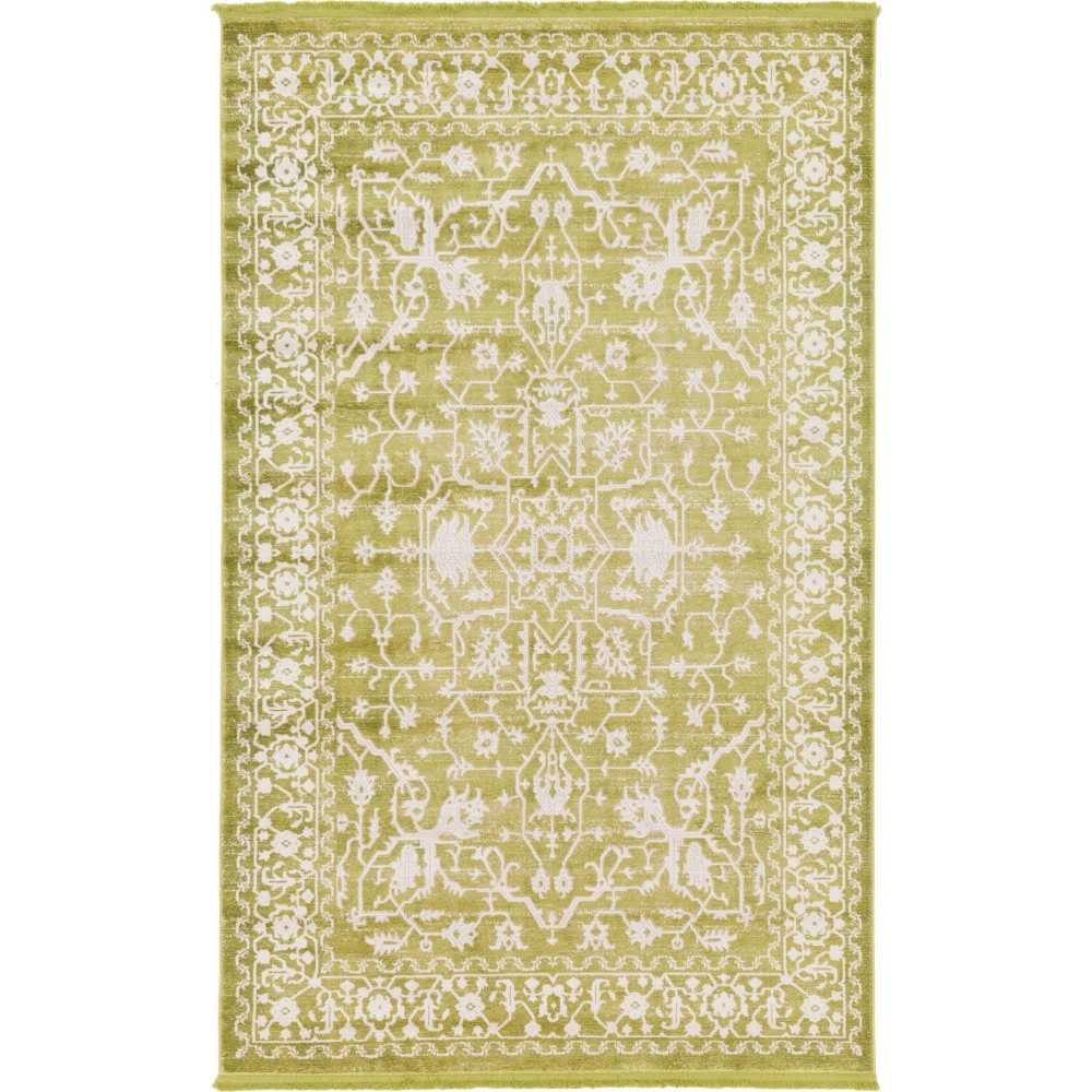 Rug Unique Loom New Classical Light Green Rectangular 5' 0 x 8' 0 Rug Unique Loom New Classical Light Green Rectangular 5' 0 x 8' 0