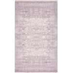 Rug Unique Loom New Classical Purple Rectangular 5' 0 x 8' 0