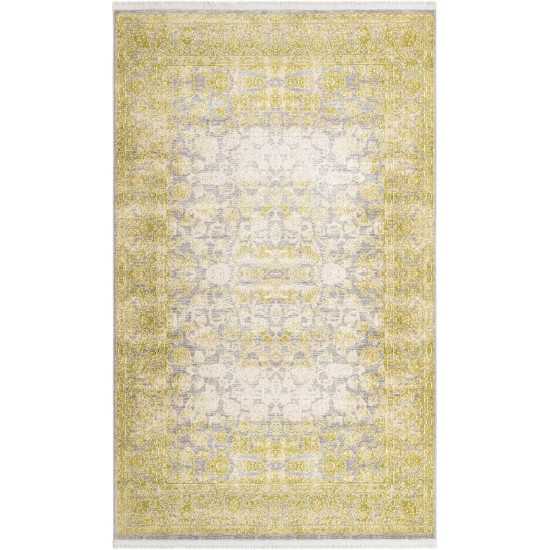 Rug Unique Loom New Classical Light Green Rectangular 5' 0 x 8' 0