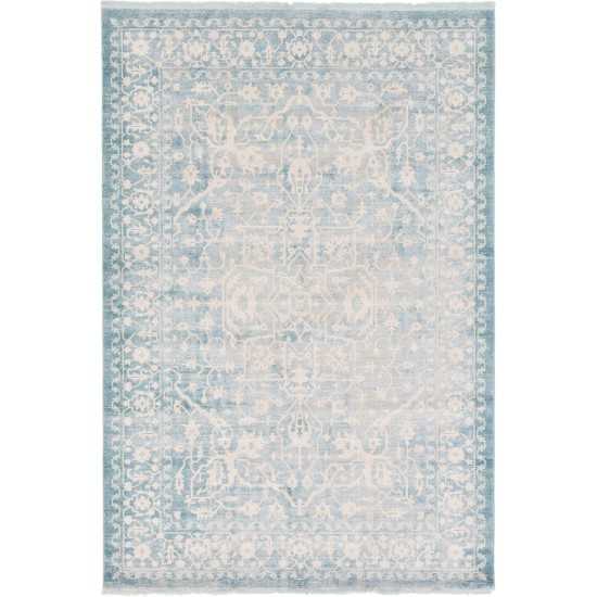 Rug Unique Loom New Classical Blue Rectangular 7' 0 x 10' 0