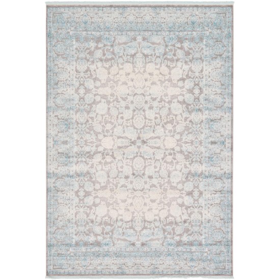 Rug Unique Loom New Classical Blue Rectangular 7' 0 x 10' 0