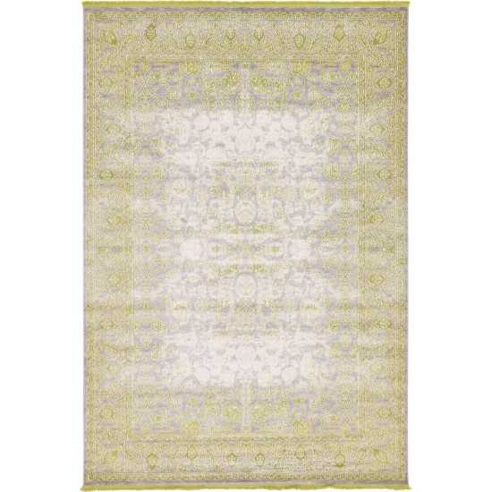 Rug Unique Loom New Classical Light Green Rectangular 7' 0 x 10' 0