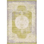 Rug Unique Loom New Classical Light Green Rectangular 7' 0 x 10' 0