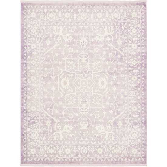 Rug Unique Loom New Classical Purple Rectangular 8' 0 x 10' 0