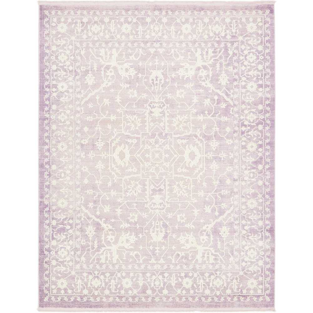 Rug Unique Loom New Classical Purple Rectangular 8' 0 x 10' 0