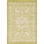 Rug Unique Loom New Classical Light Green Rectangular 8' 0 x 11' 4