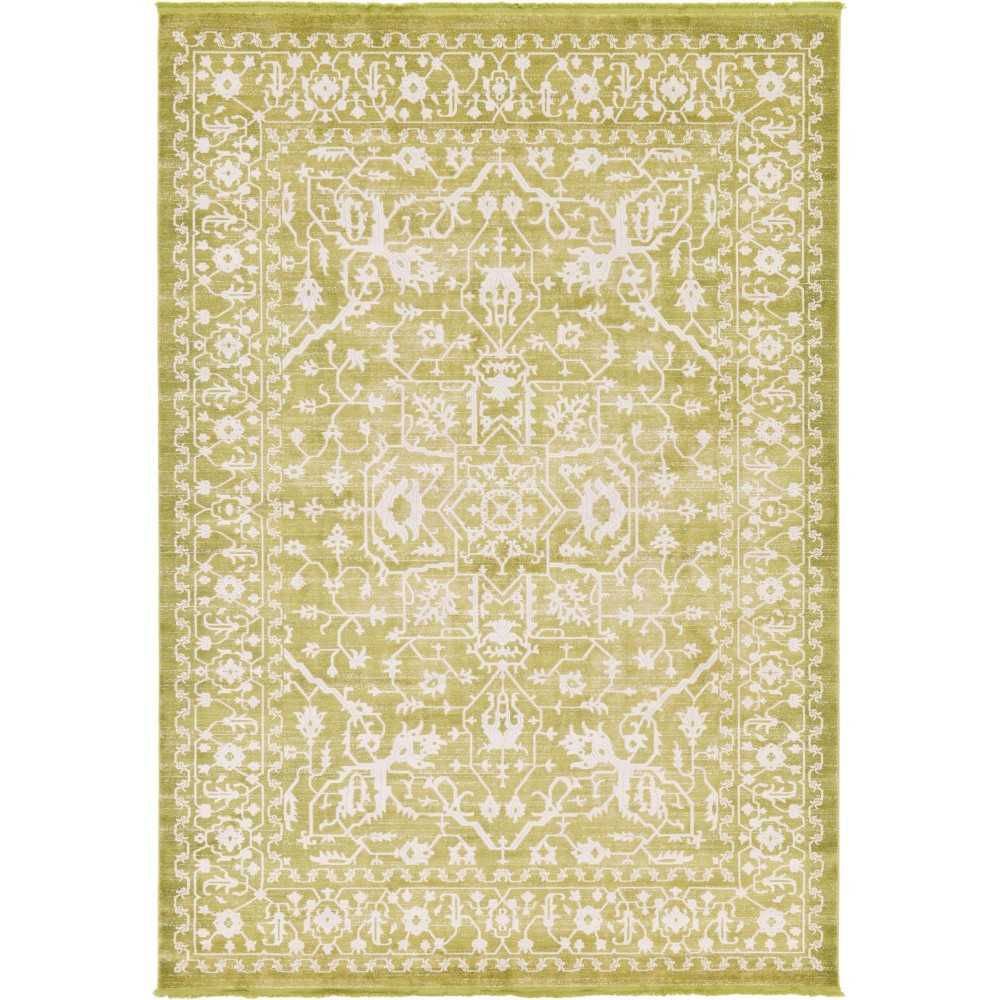 Rug Unique Loom New Classical Light Green Rectangular 8' 0 x 11' 4 Rug Unique Loom New Classical Light Green Rectangular 8' 0 x 11' 4