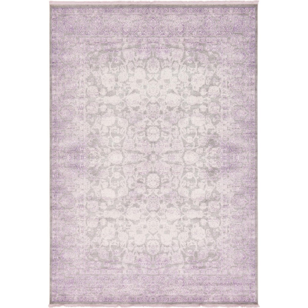 Rug Unique Loom New Classical Purple Rectangular 8' 0 x 11' 4 Rug Unique Loom New Classical Purple Rectangular 8' 0 x 11' 4