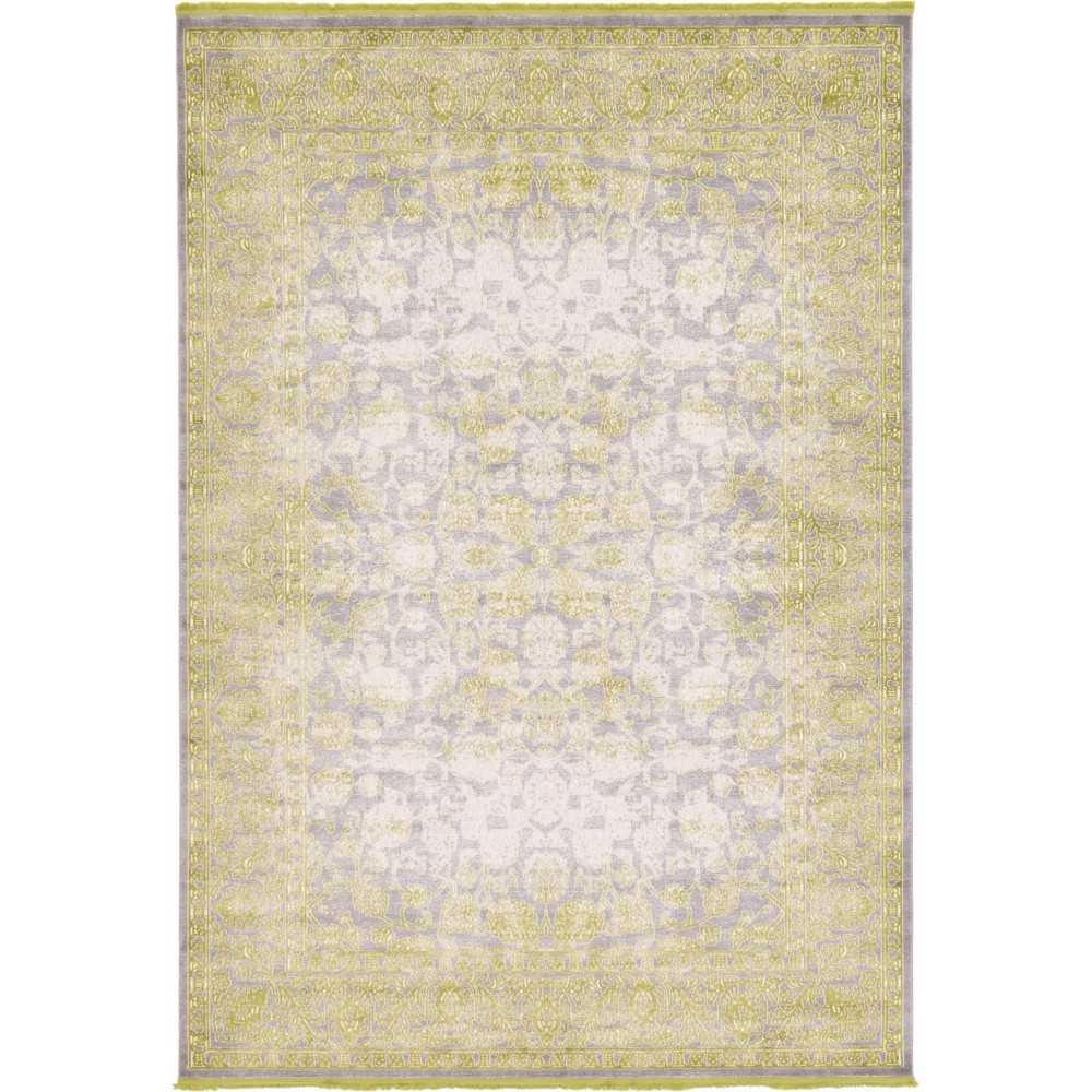 Rug Unique Loom New Classical Light Green Rectangular 8' 0 x 11' 4