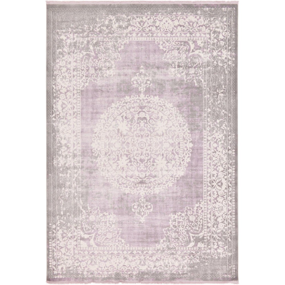 Rug Unique Loom New Classical Purple Rectangular 8' 0 x 11' 4 Rug Unique Loom New Classical Purple Rectangular 8' 0 x 11' 4