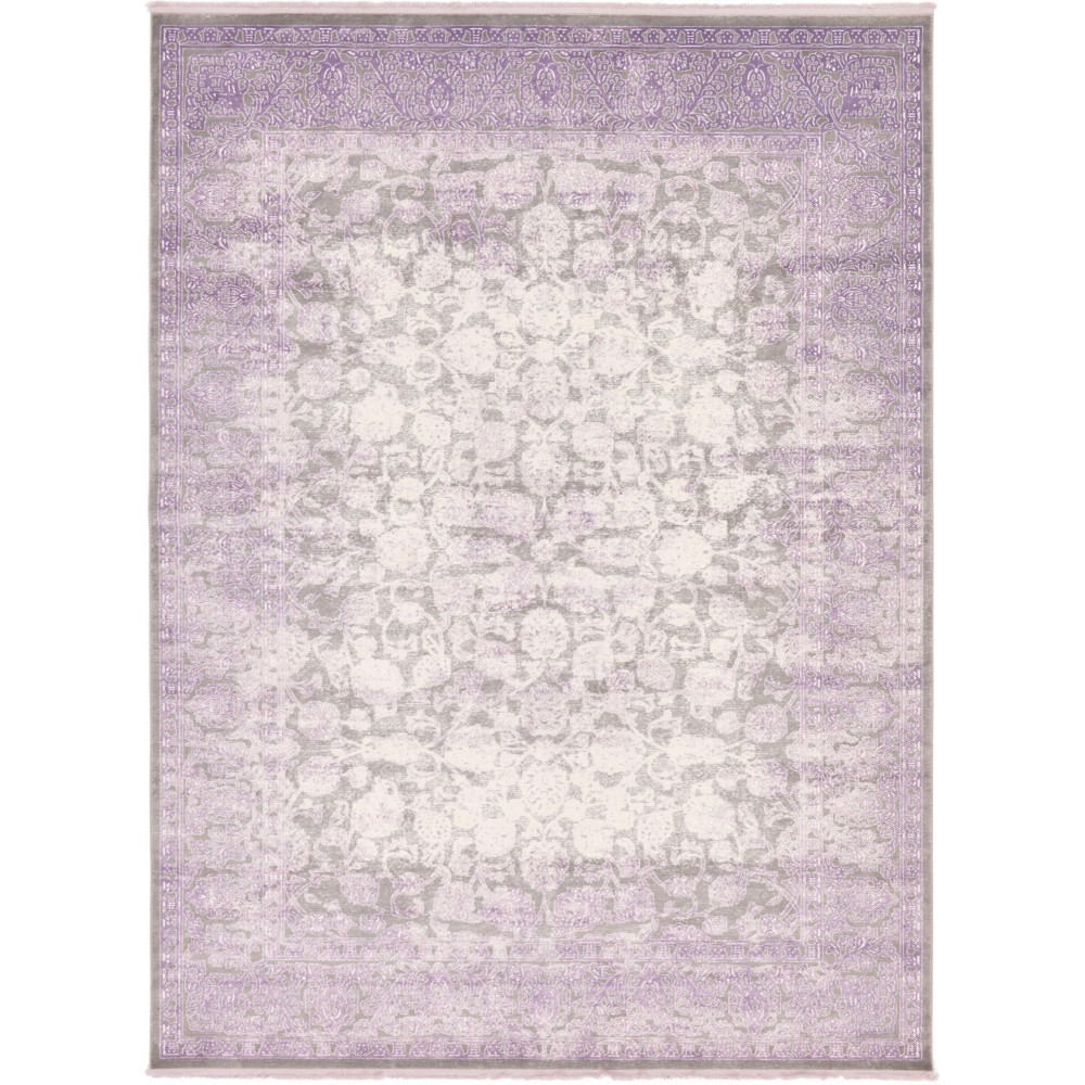 Rug Unique Loom New Classical Purple Rectangular 9' 0 x 12' 0 Rug Unique Loom New Classical Purple Rectangular 9' 0 x 12' 0