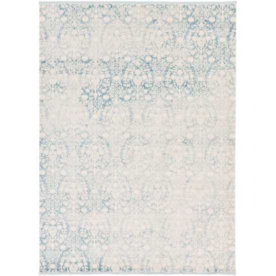 Rug Unique Loom New Classical Light Blue Rectangular 9' 0 x 12' 0