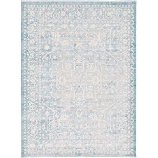 Rug Unique Loom New Classical Blue Rectangular 10' 0 x 13' 0