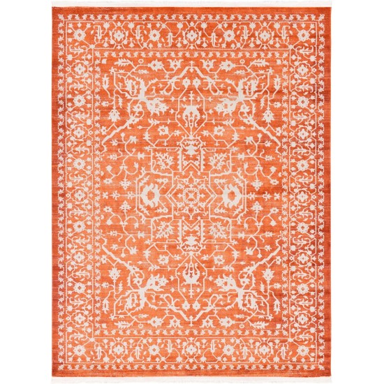 Rug Unique Loom New Classical Terracotta Rectangular 10' 0 x 13' 0